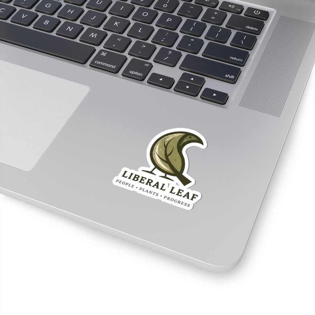 Liberal Leaf Sticker — People • Plants • Progress Logo