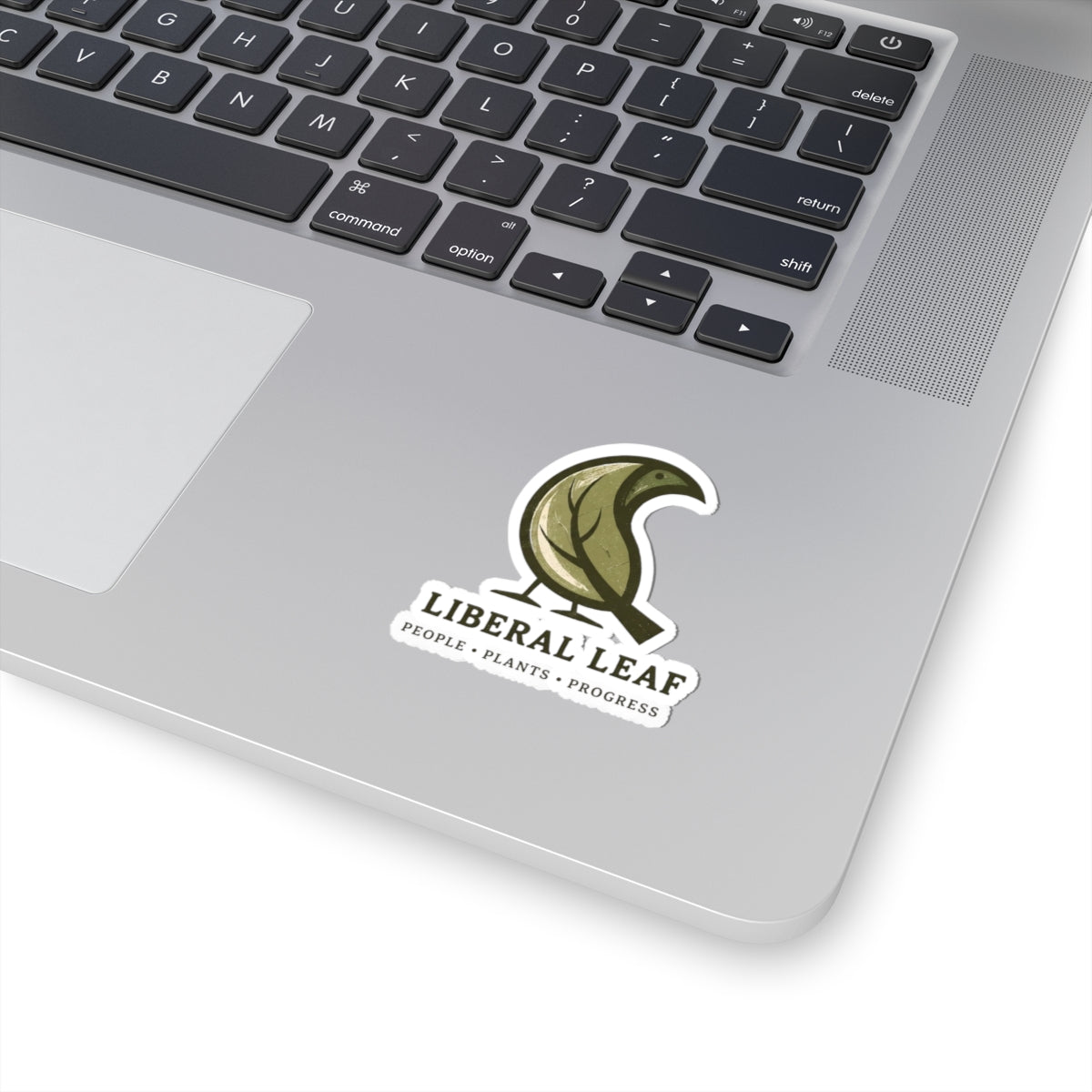 Liberal Leaf Sticker — People • Plants • Progress Logo