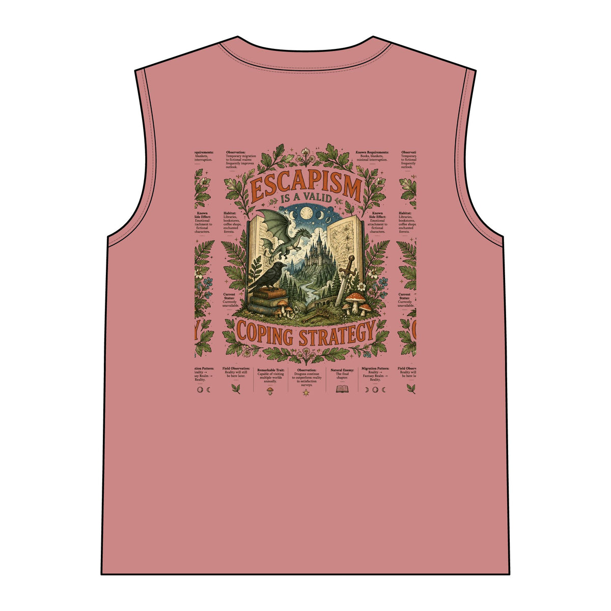 Escape Women’s Muscle Tank Top — Lightweight Tri-Blend Sleeveless Tee