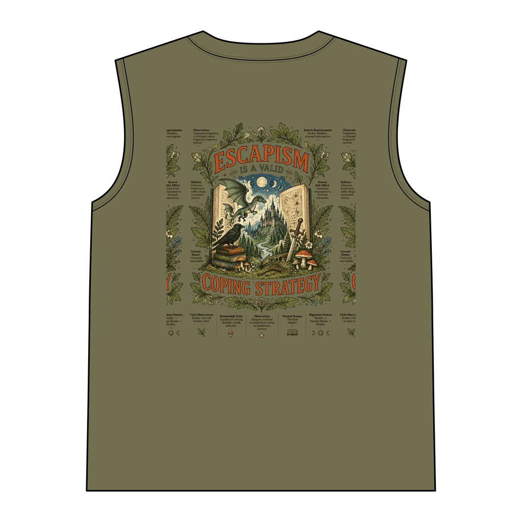 Escape Women’s Muscle Tank Top — Lightweight Tri-Blend Sleeveless Tee