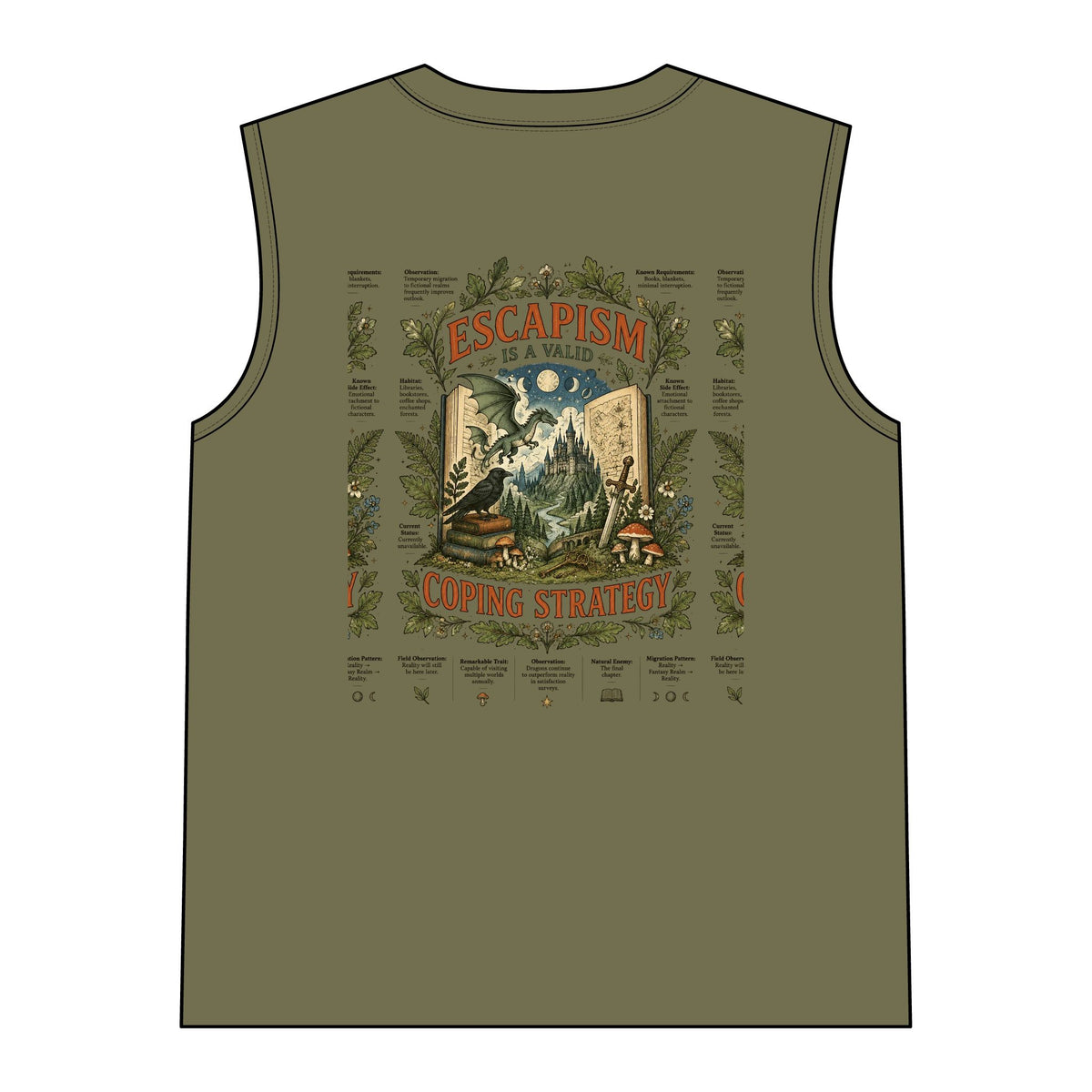 Escape Women’s Muscle Tank Top — Lightweight Tri-Blend Sleeveless Tee