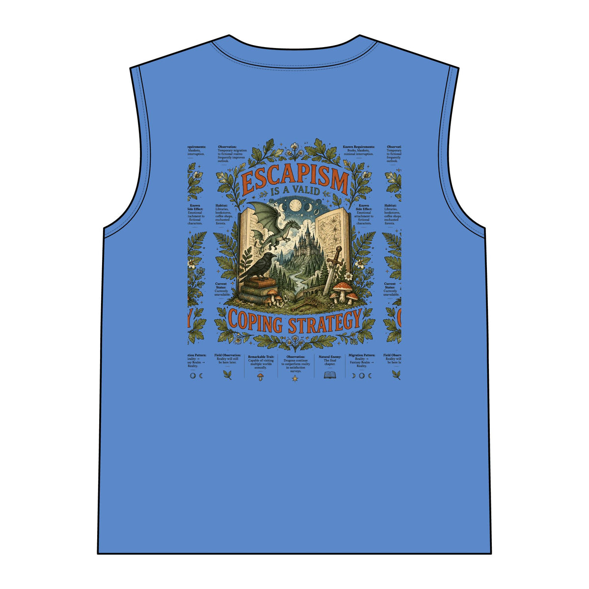 Escape Women’s Muscle Tank Top — Lightweight Tri-Blend Sleeveless Tee
