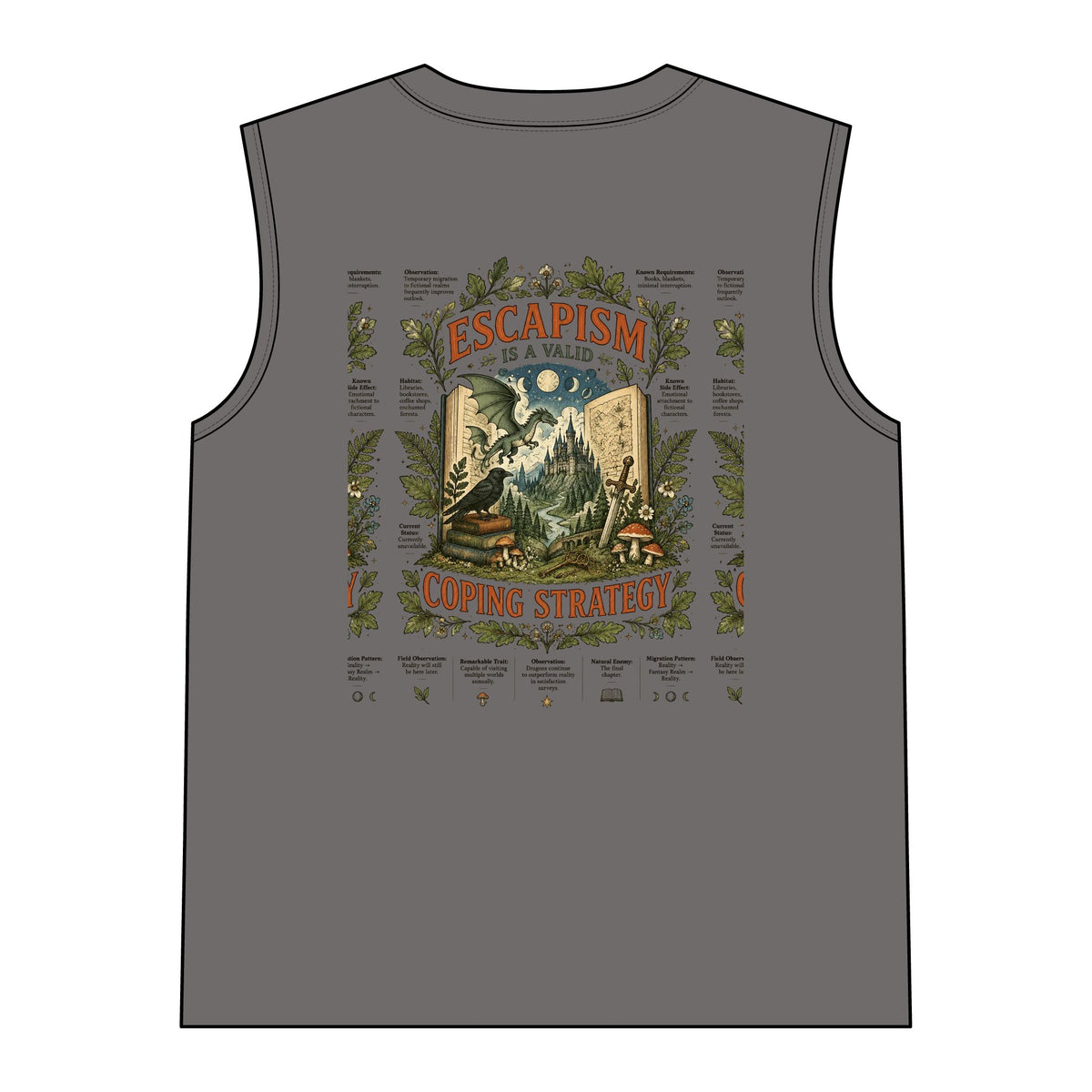 Escape Women’s Muscle Tank Top — Lightweight Tri-Blend Sleeveless Tee