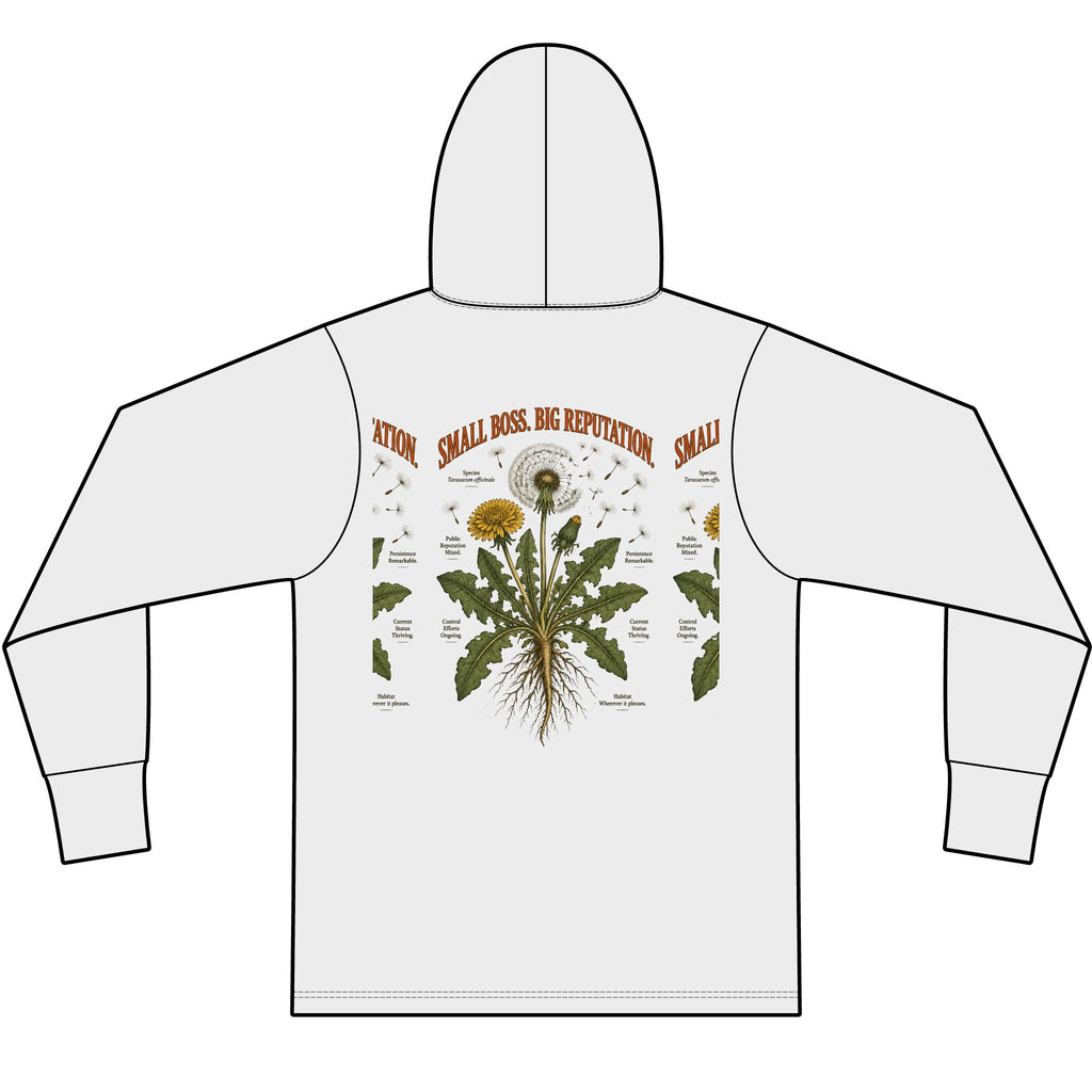 Small Boss. Big Reputation. Lightweight Tri-Blend Hoodie Tee — Soft Everyday Hooded Shirt