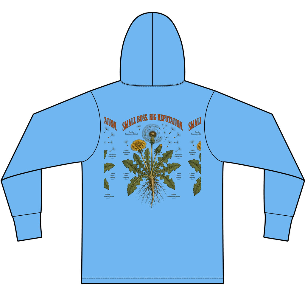 Small Boss. Big Reputation. Lightweight Tri-Blend Hoodie Tee — Soft Everyday Hooded Shirt