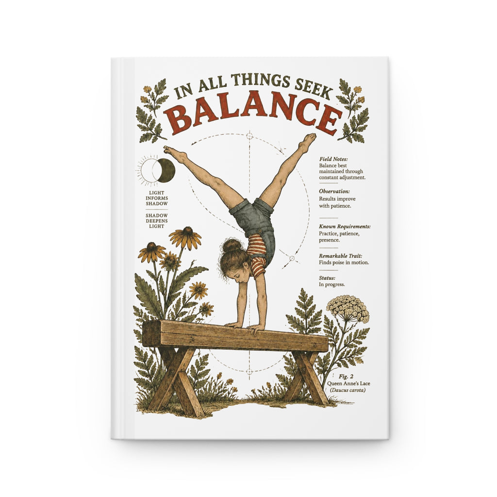 Balance Hardcover Lined Notebook