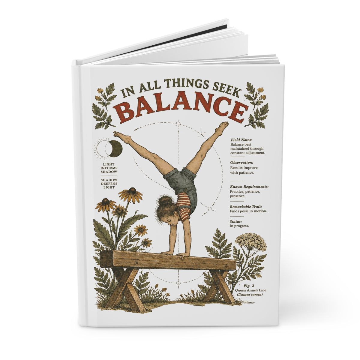 Balance Hardcover Lined Notebook