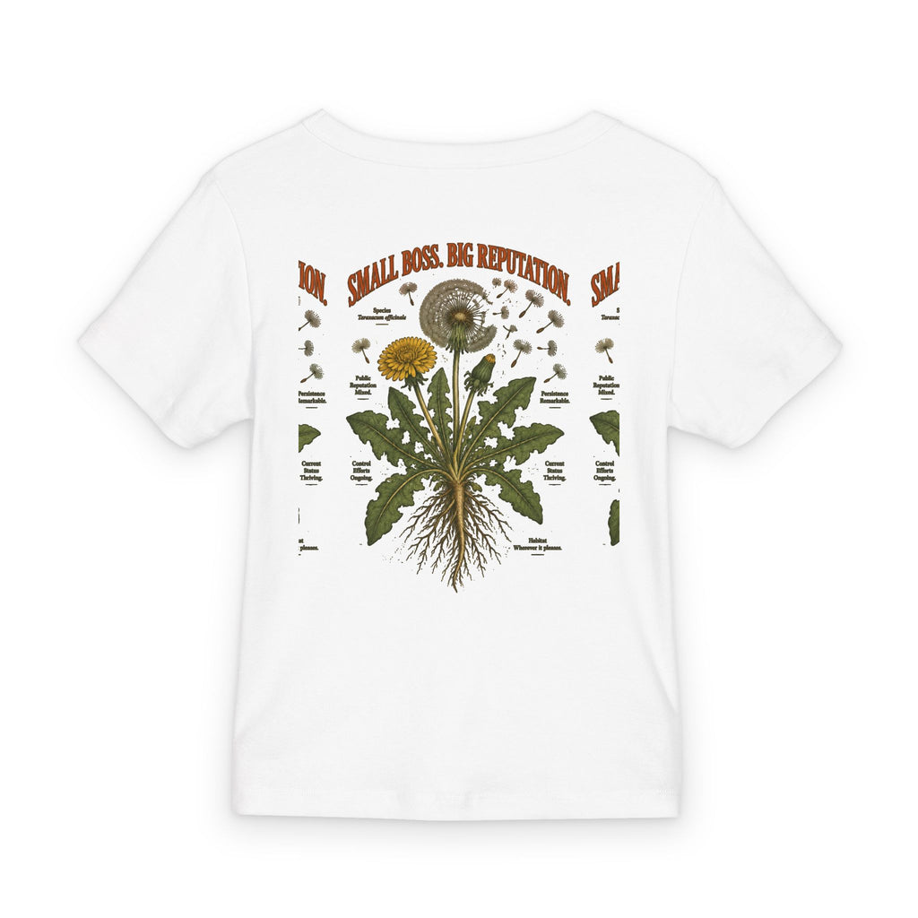 Mini Gnome Chest-Logo Baby Tee — Organic Rib Infant T‑Shirt