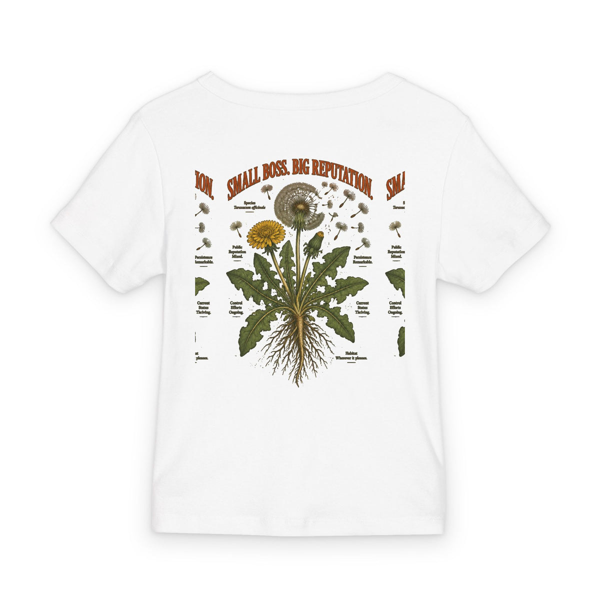 Mini Gnome Chest-Logo Baby Tee — Organic Rib Infant T‑Shirt