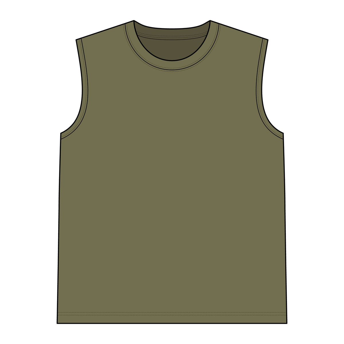 Escape Women’s Muscle Tank Top — Lightweight Tri-Blend Sleeveless Tee